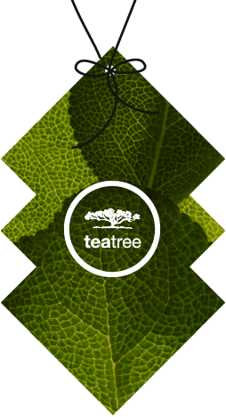 image of tea tree brand hangtag